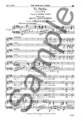 Bruce Montgomery: To Phyllis