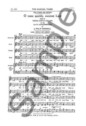 J. Philip Marshall: O Come Quickly, Sweetest Lord