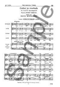 Bruce Montgomery: Gather Ye Rosebuds