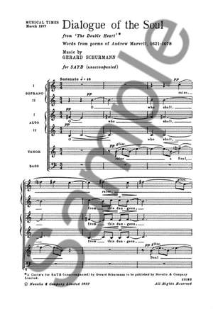 Gerard Schurmann: Dialogue Of The Soul