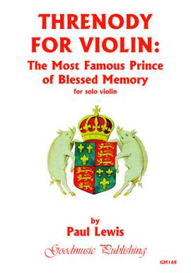 Paul Lewis: Threnody for Violin