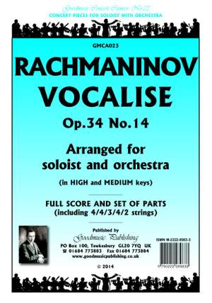 Sergei Rachmaninov: Vocalise solo+orch