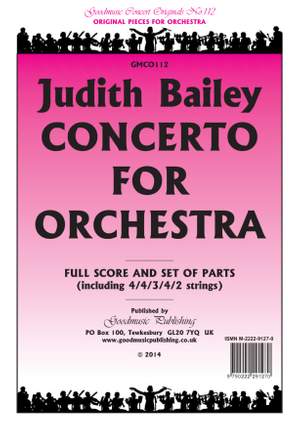 Judith Bailey: Concerto for Orchestra