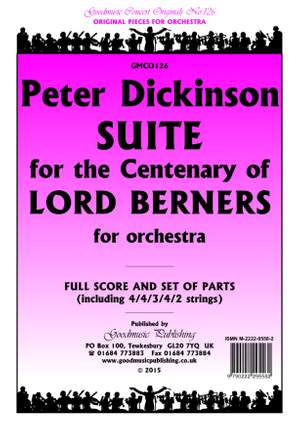 Peter Dickinson: Suite Centenary Lord Berners Trp 1