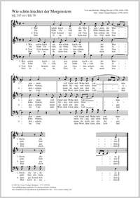 Gumpelzhaimer, Adam / Nicolai, Philipp: Wie schön leuchtet der Morgenstern