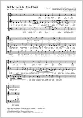 Schärer, Melchior: All praise to you, Lord Jesus Christ