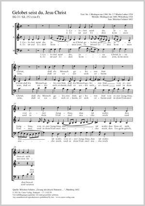 Schärer, Melchior: All praise to you, Lord Jesus Christ