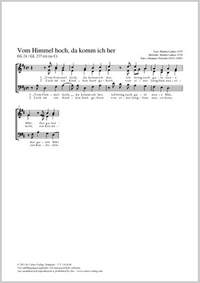 Petzold, Johannes / Luther, Martin: From heav'n above to earth I come