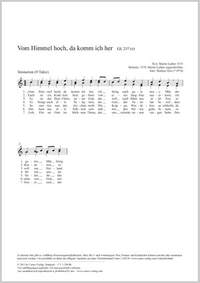 Hinz, Markus: Vom Himmel hoch, da komm ich her