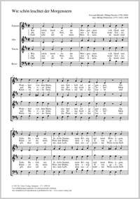 Praetorius, Michael / Nicolai, Philipp: How brightly beams the morning star