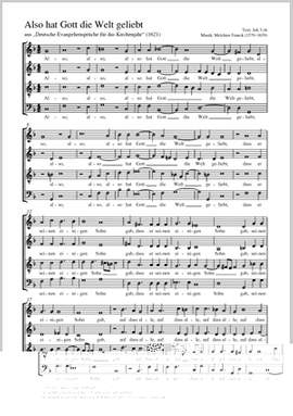 Franck, Melchior: So greatly God esteemed the world