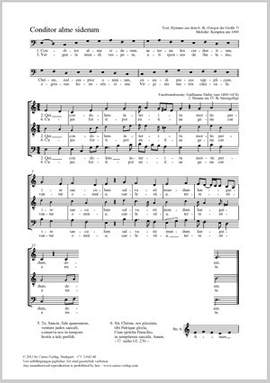 Dufay, Guillaume: Conditor alme siderum