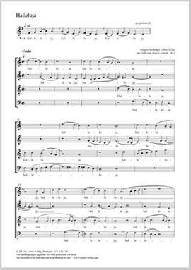 Aichinger, Gregor: Halleluja