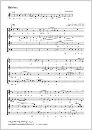 Aichinger, Gregor: Halleluja