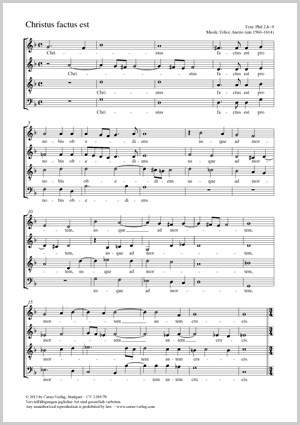 Anerio, Felice: Christus factus est