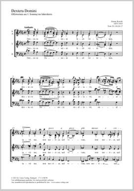 Kersch, Ferenc: Dextera Domini