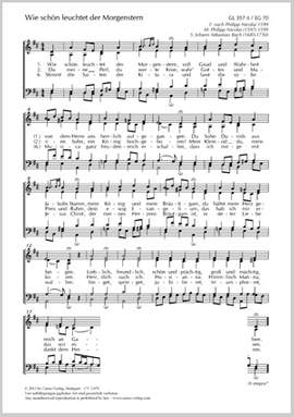 Bach, JS: Wie schön leuchtet der Morgenstern