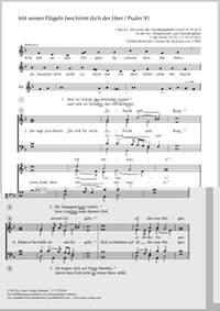 Zacharia, Cesare de: Mit seinen Flügeln beschirmt dich der Herr