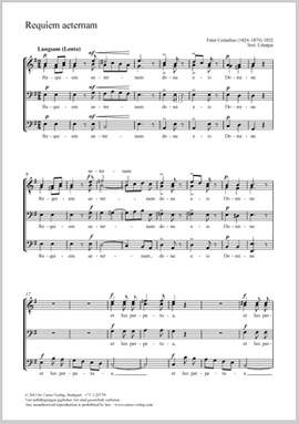Cornelius, Peter: Requiem aeternam