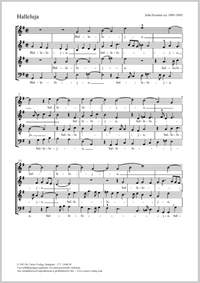 Taverner, John: Halleluja