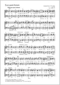 Klein, Bernhard: Ecce quam bonum