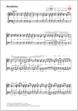 Kalliwoda, Johann Wenzel: Benedictus