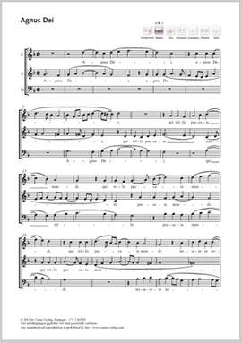 Morales, Cristobal de: Agnus Dei