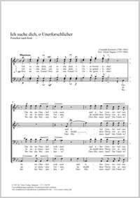 Kreutzer, Conradin: Ich suche dich, o Unerforschlicher