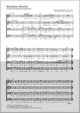 Aiblinger, Johann Caspar: Benedictus Dominus