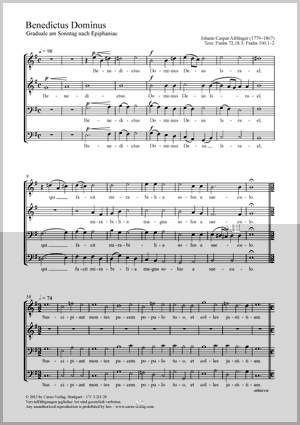 Aiblinger, Johann Caspar: Benedictus Dominus