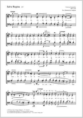Sasnauskas, Ceslovas: Salve Regina
