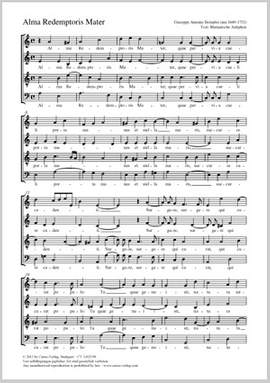 Bernabei, Giuseppe Antonio: Alma Redemptoris mater