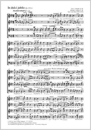 Thiel, Carl: In dulci jubilo