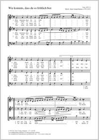 Gumpelzhaimer, Adam: Wie kommts, dass du so fröhlich bist