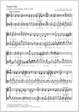 Bruckner, Anton: Locus iste