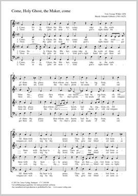 Gibbons, Orlando: Come, Holy Ghost, the Maker, come