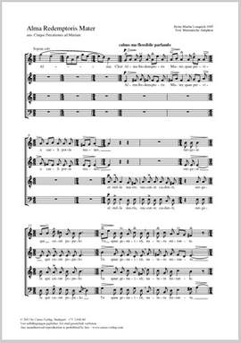 Lonquich, Heinz Martin: Alma redemptoris mater