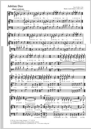 Halmos, László: Jubilate Deo