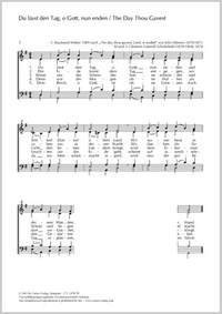 Scholefield, Clement Cotterill / Scholefield, Clement Cotterill: Du lässt den Tag, o Gott, nun enden