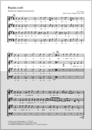 Aichinger, Gregor: Regina coeli