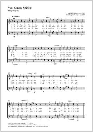 Haller, Michael: Veni Sancte Spiritus
