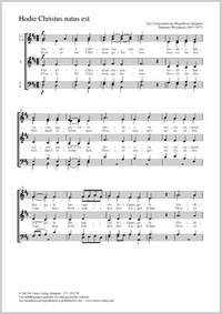 Weyrauch, Johannes: On this day Jesus Christ is born