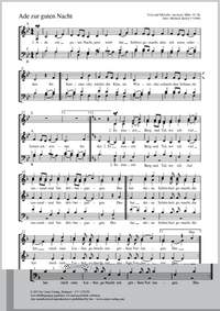 Jäckel, Michael / Anonymus: Ade zur guten Nacht