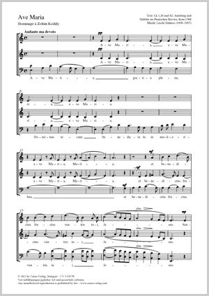 Halmos, László: Ave Maria