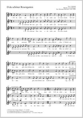 Schroeder, Hermann: O du schöner Rosengarten