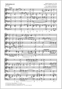 Gasparini, Quirino: Adoramus te, Christe