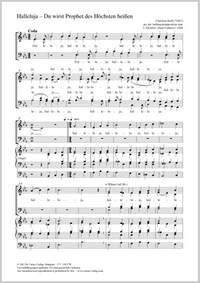 Heiß, Christian Matthias / Heiß, Christian Matthias: Halleluja  Du wirst Prophet des Höchsten heißen