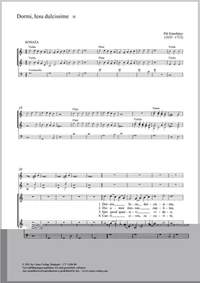 Esterházy, Pál: Dormi, Iesu dulcissime