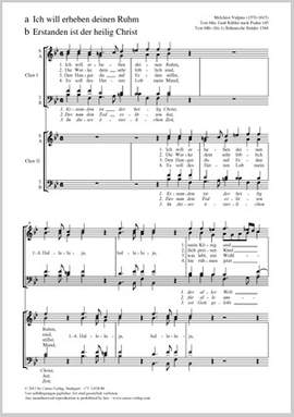 Vulpius, Melchior: Erstanden ist der heilig Christ
