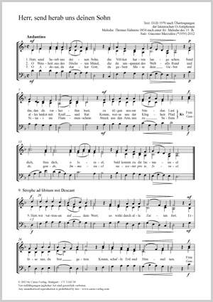 Helmore, Thomas: Herr, send herab uns deinen Sohn
